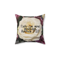 Spun Polyester Square Pillow- Nia's Inspirational collection