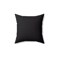 Spun Polyester Square Pillow- Nia's Maria's Rose