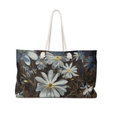 Weekender Bag- white flowers