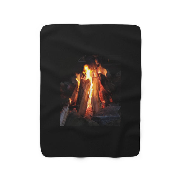 Sherpa Fleece Blanket/ Nia's Fire