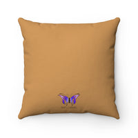 Spun Polyester Square Pillow @Klever_art Taino  Cigar Princess