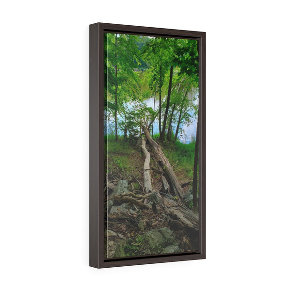 Vertical Framed Premium Gallery Wrap Canvas Nia's "Mother Nature taking a break"