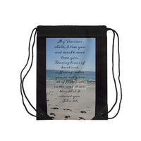 Drawstring Bag Nia's inspirational collection John 3:16