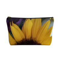 Accessory Pouch w T-bottom Nia's Sunflower