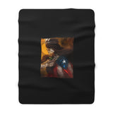 Sherpa Fleece Blanket Taino @klever_art