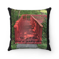 Spun Polyester Square Pillow Nia's Inspirational collection