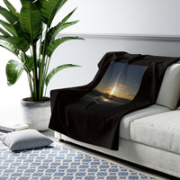 Sherpa Fleece Blanket- Nia's Florida Sunset