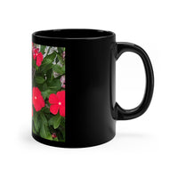 Black mug 11oz Nia's Butterfly