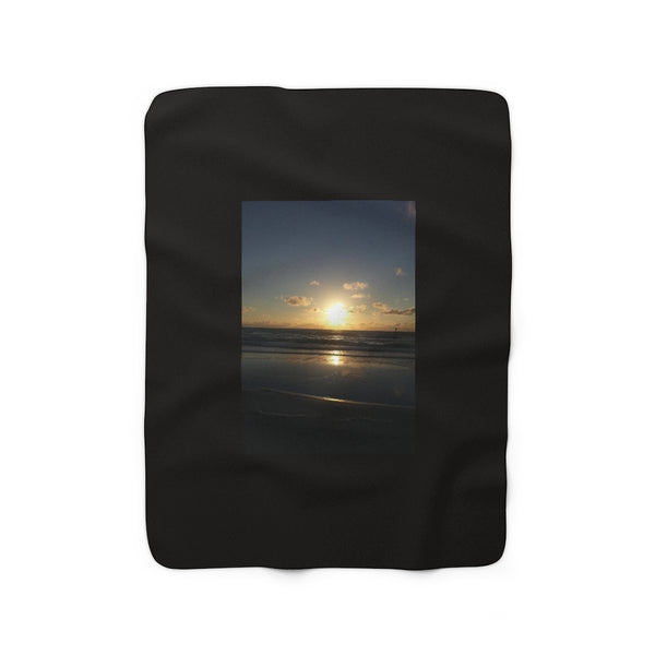 Sherpa Fleece Blanket- Nia's Florida Sunset